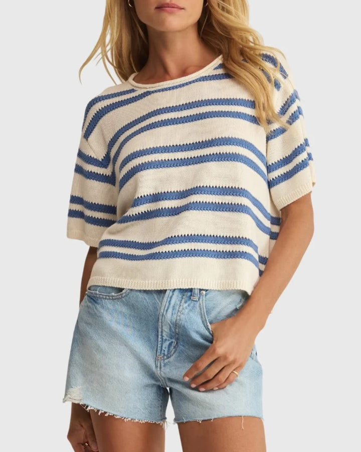 Prado Stripe Sweater Tee
