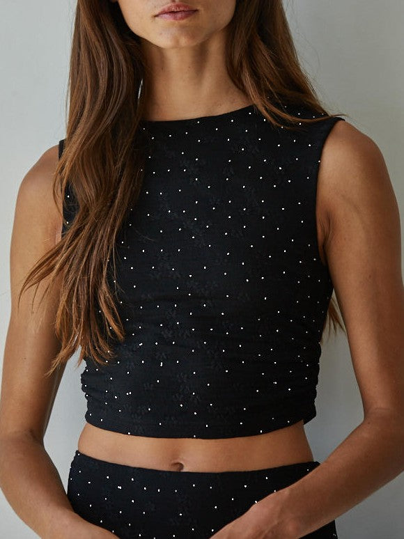 Gala Beaded Glimmer Top