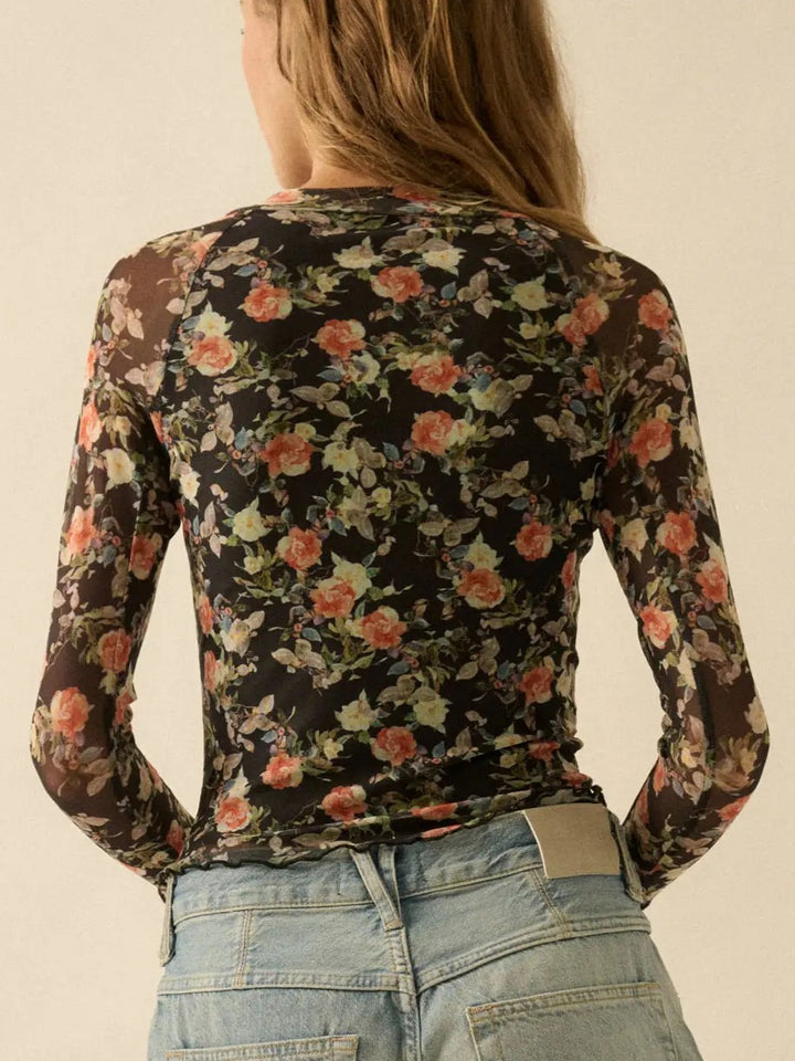 Tamarack Mesh Mock Neck