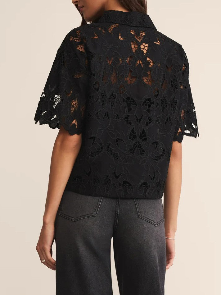 Midnight Lace Top