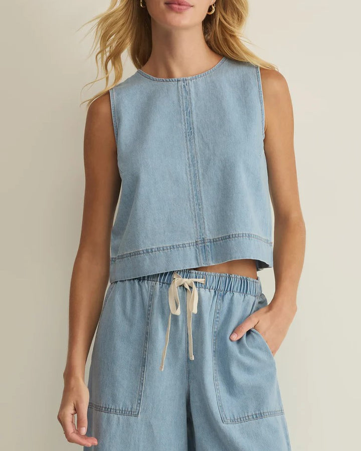 Sun Seeker Denim Tank