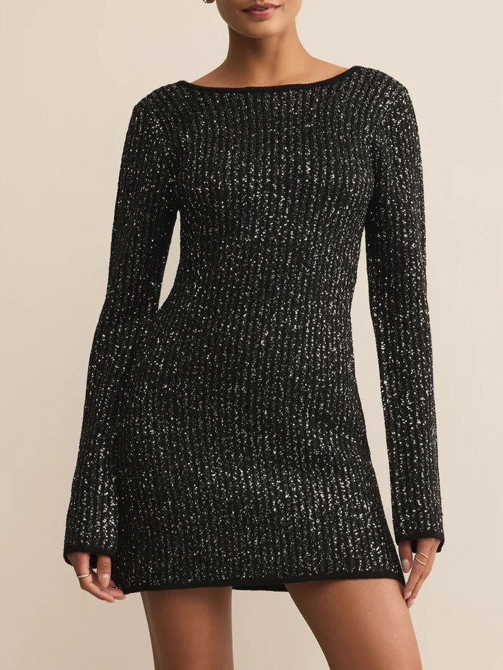 La Marca Sequin Mini Dress