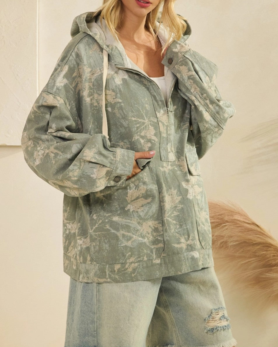 Camo Hooded Jacket
