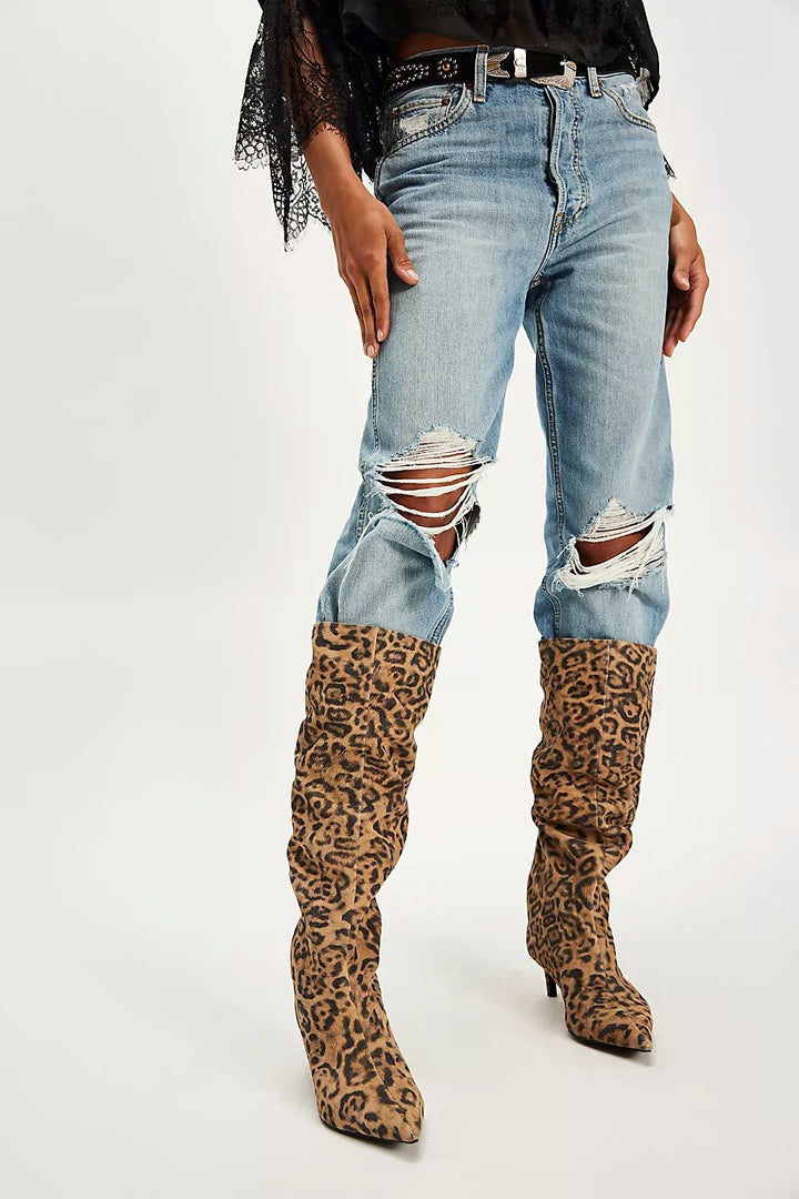 Kiki Kitten Heel Boots
