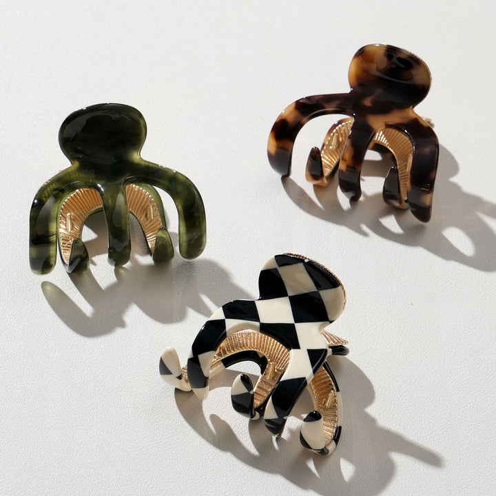 Jade Claw Clip