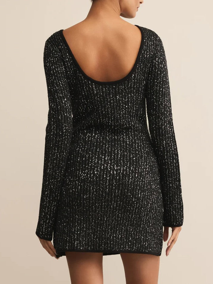 La Marca Sequin Mini Dress