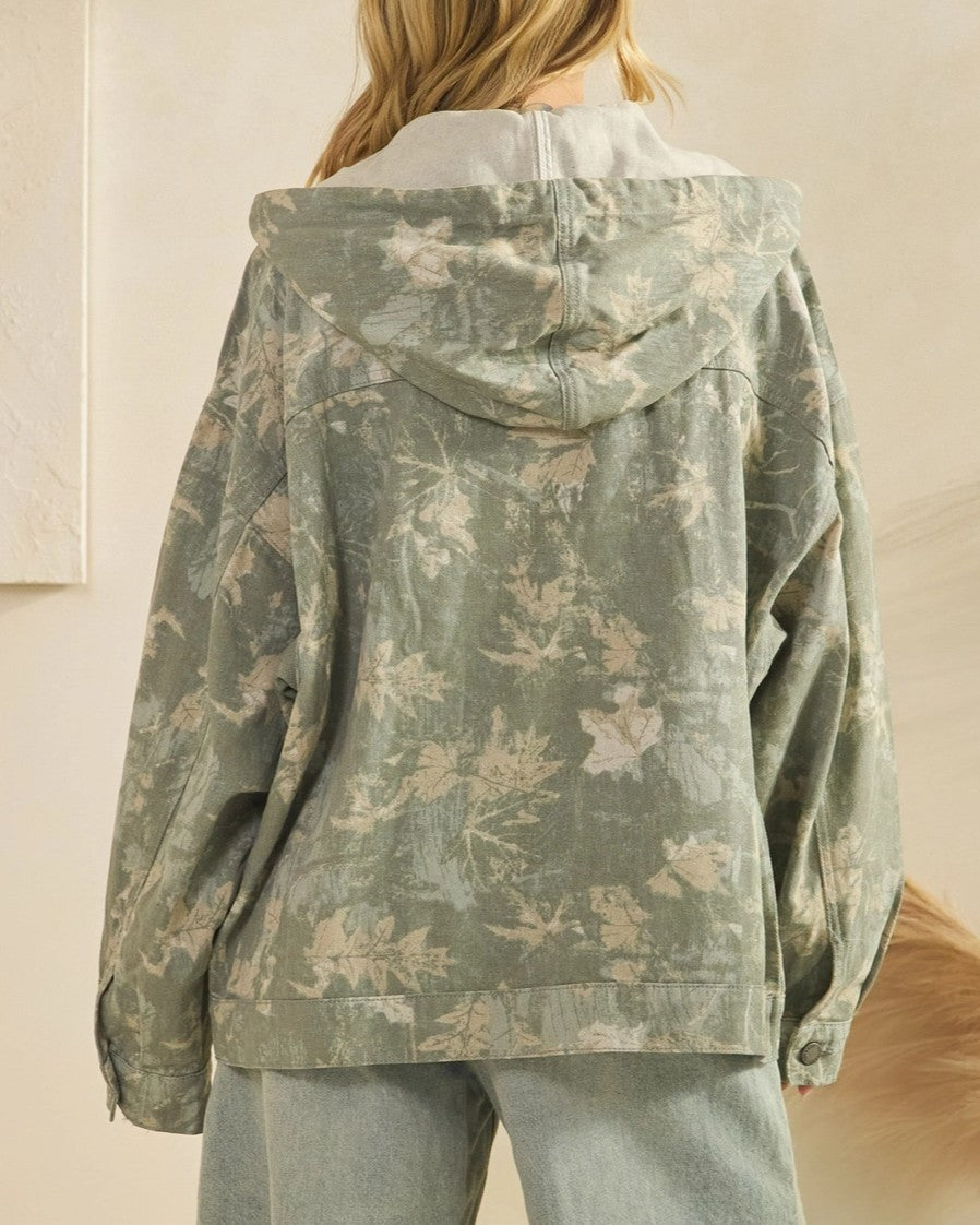 Camo Hooded Jacket