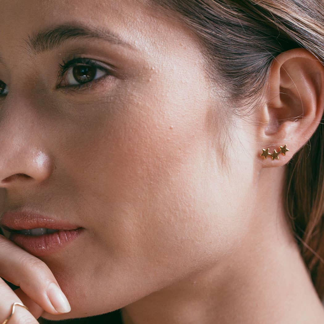 Star Cluster Stud Earrings