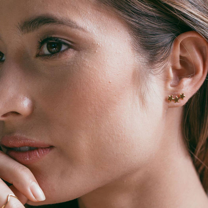 Star Cluster Stud Earrings