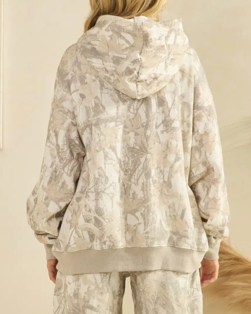 Camo Fleece Hoodie