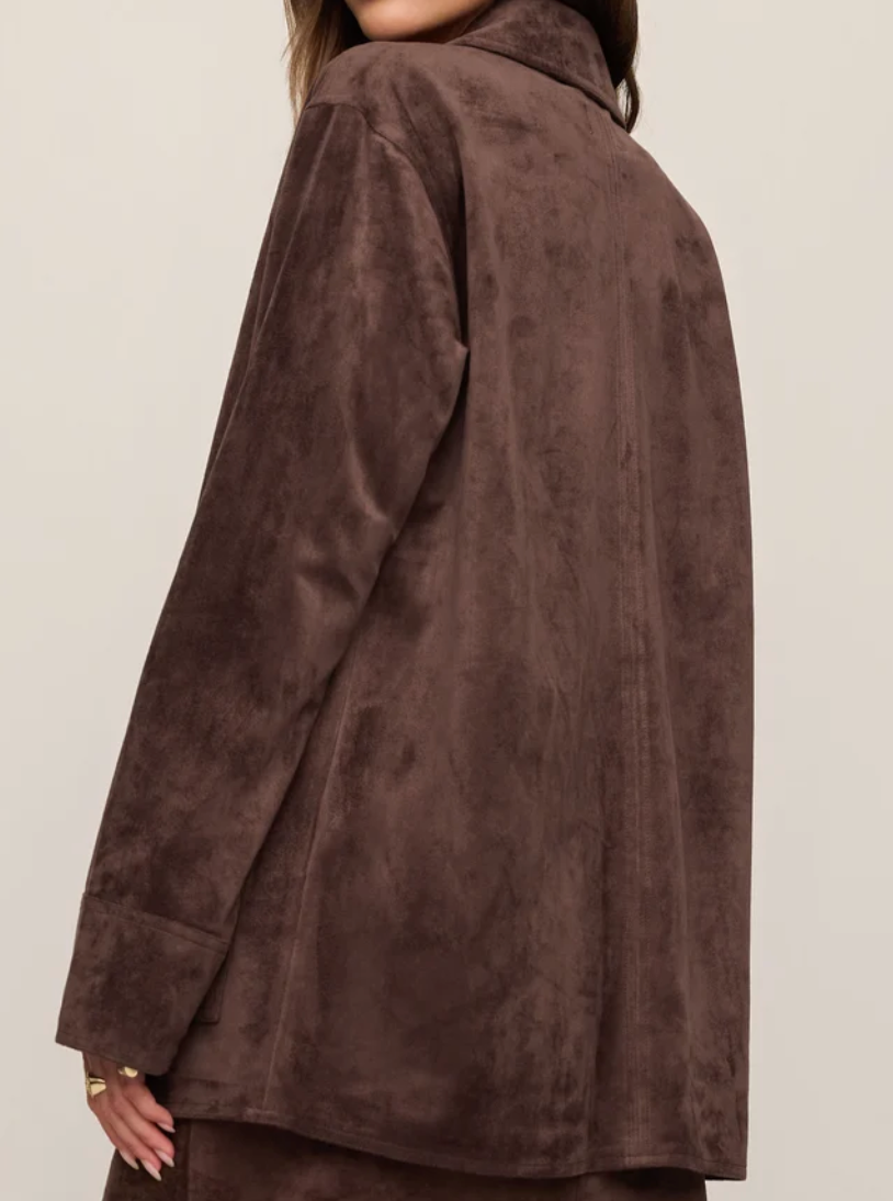 Decker Suede Chore Coat