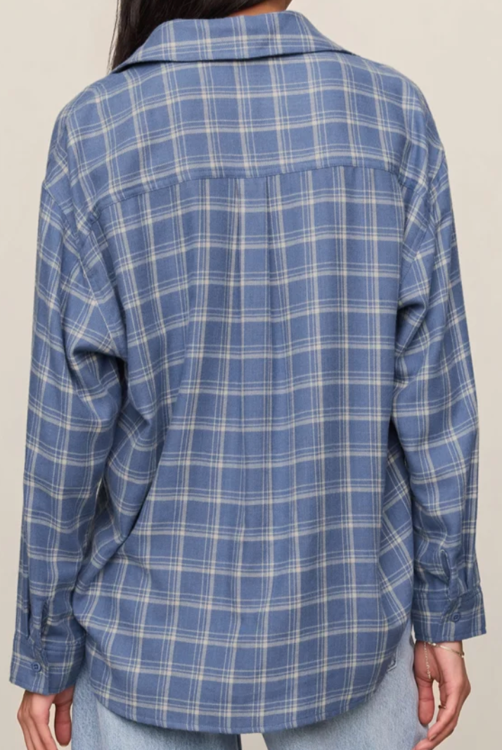 River Plaid Button Up