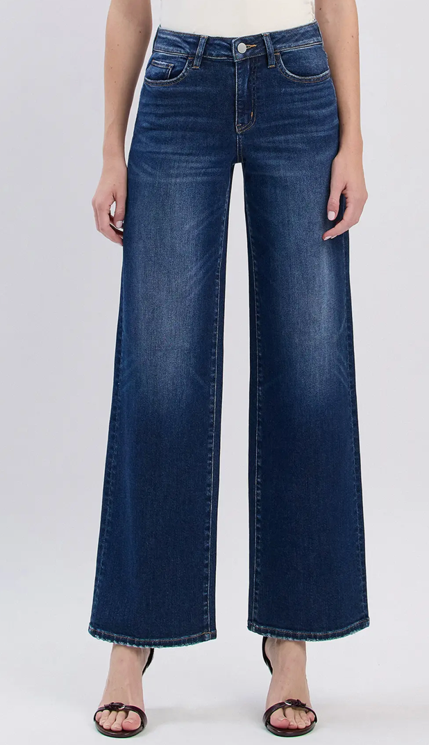 Flying Bird Wide Leg Jeans