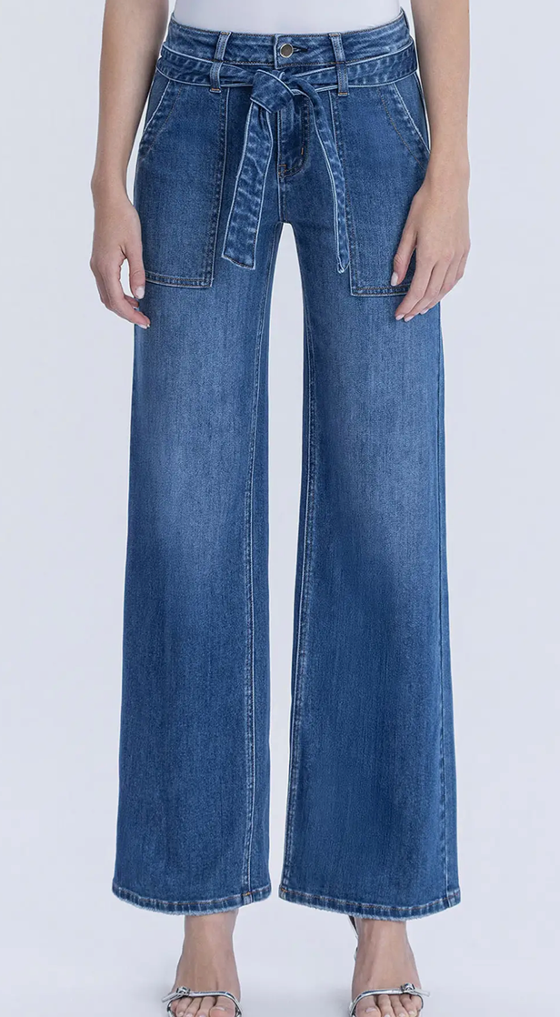 Pure Zephyr Wide Leg Jeans