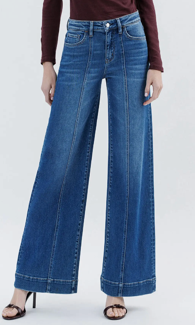 Moon Bar Wide Leg Jeans