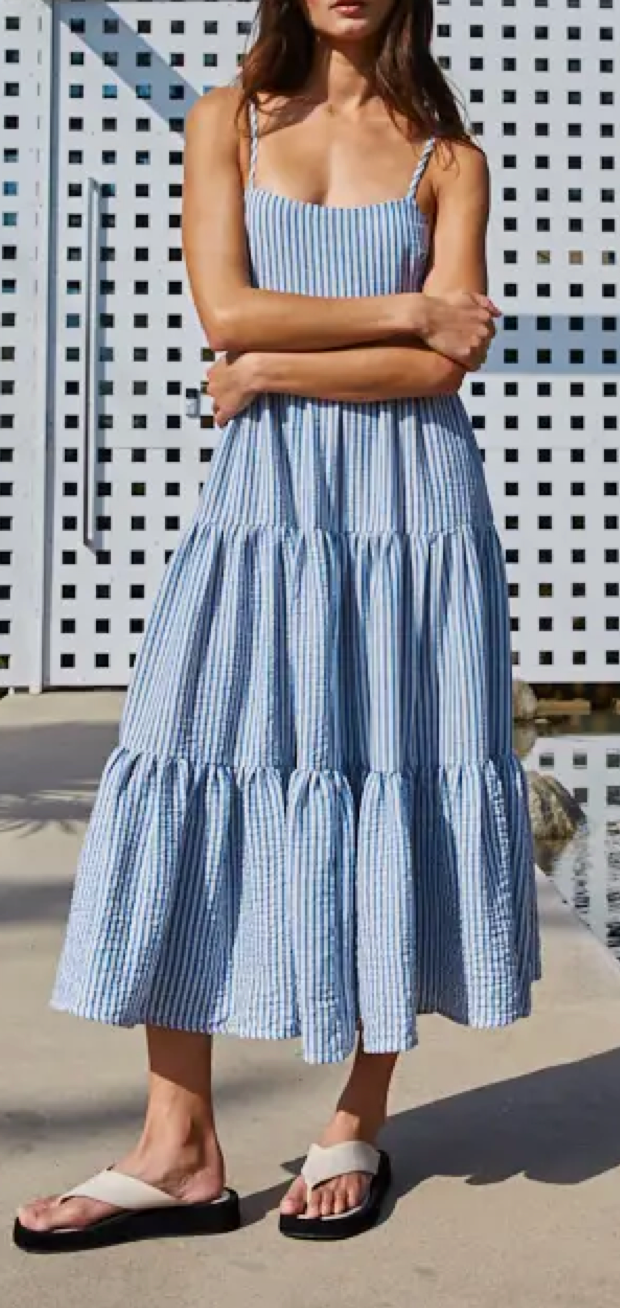 Demi Striped Maxi
