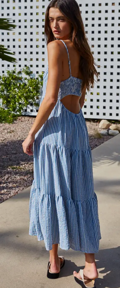 Demi Striped Maxi