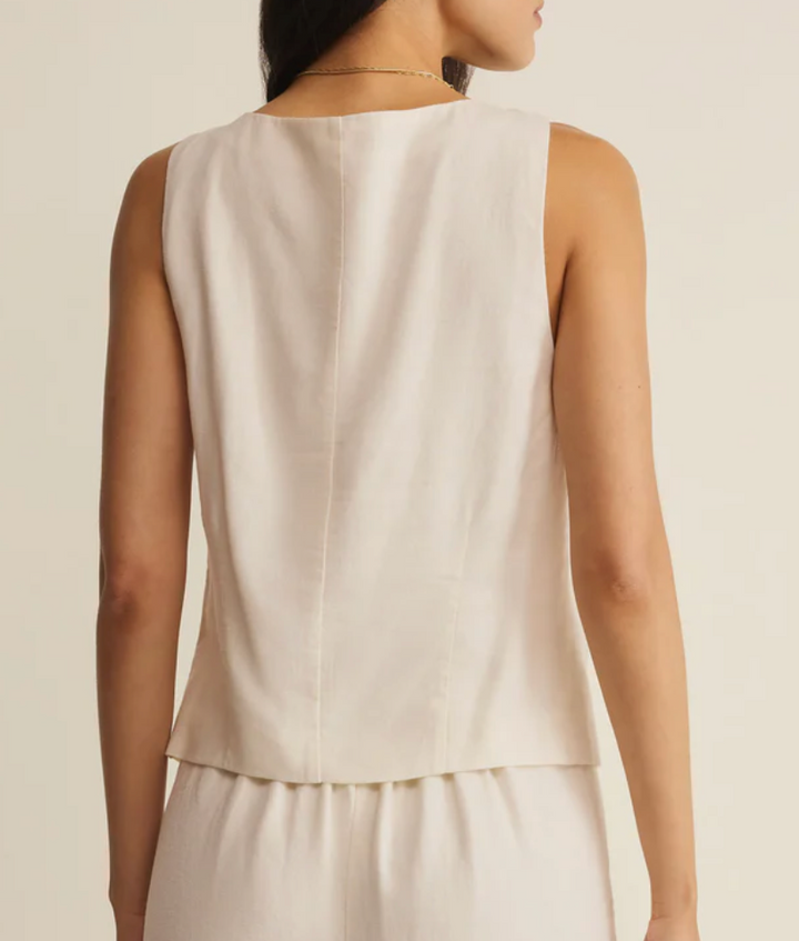 Roman Linen Vest