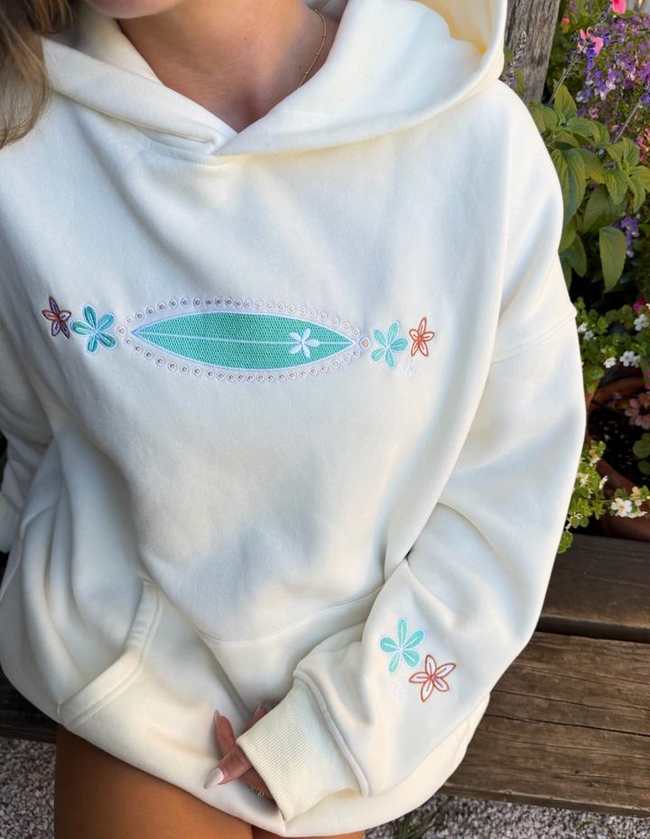 Surfboard Embroidered Hoodie