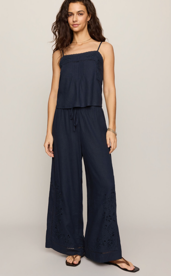 Sid Embroidered Woven Pant