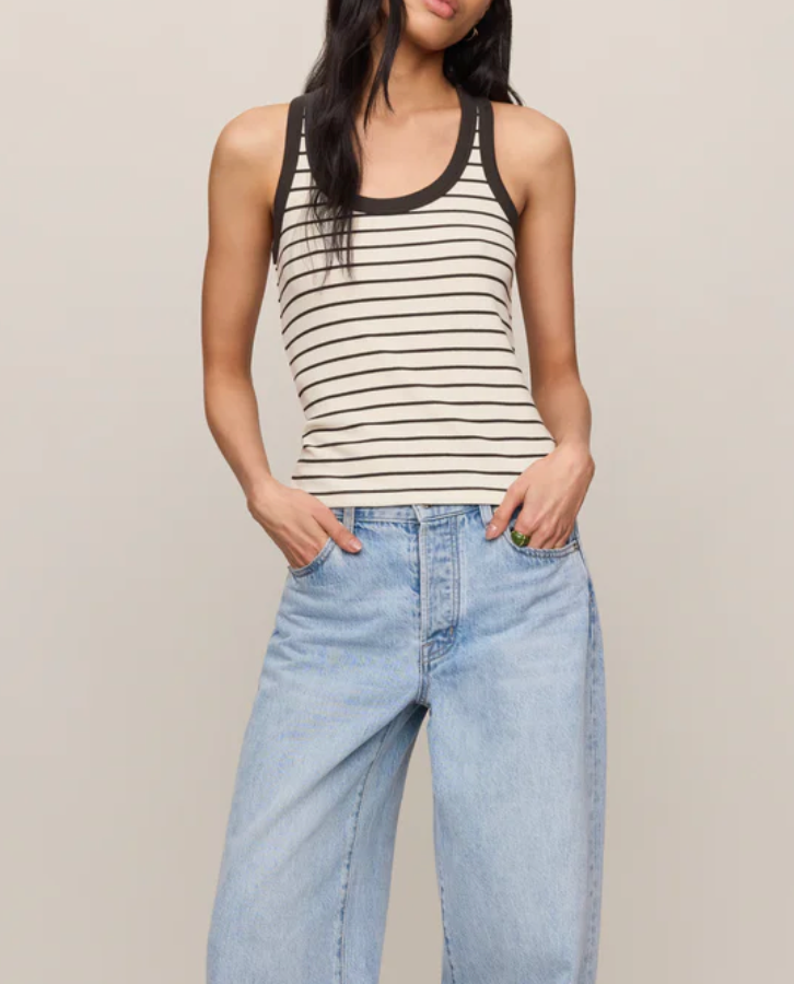 Rowe Striped Scoop Tank