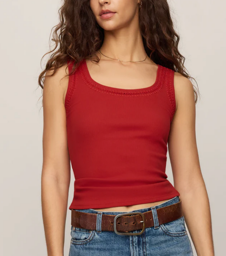 Larkin Embroidered Tank