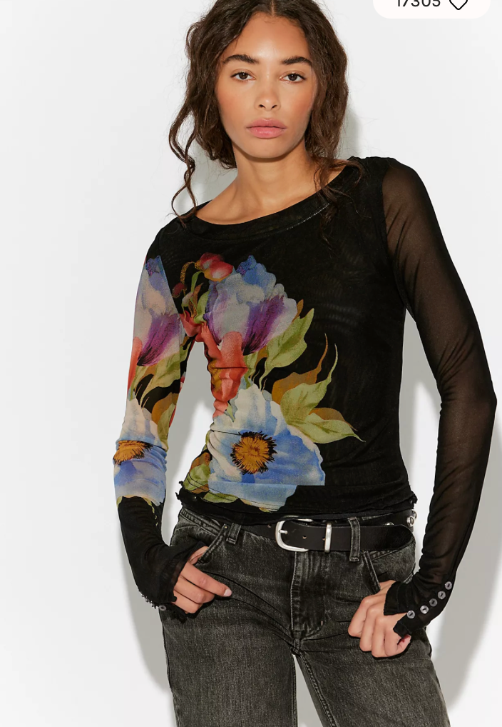 Lilly Printed LS