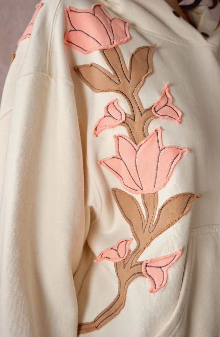 Vintage Flower Patch Hoodie