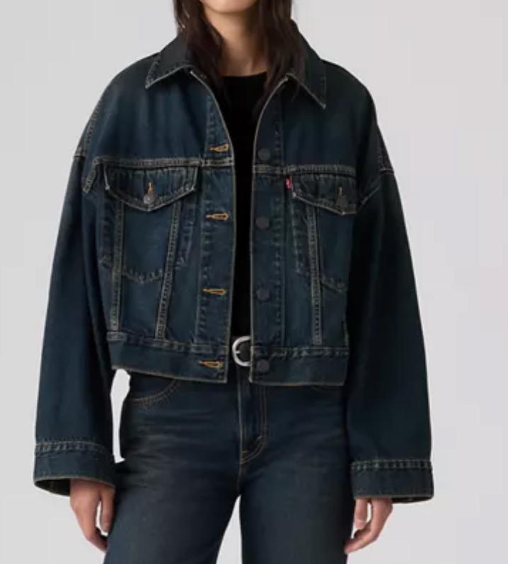 Levi's Loose Crop Trucker Jacket
