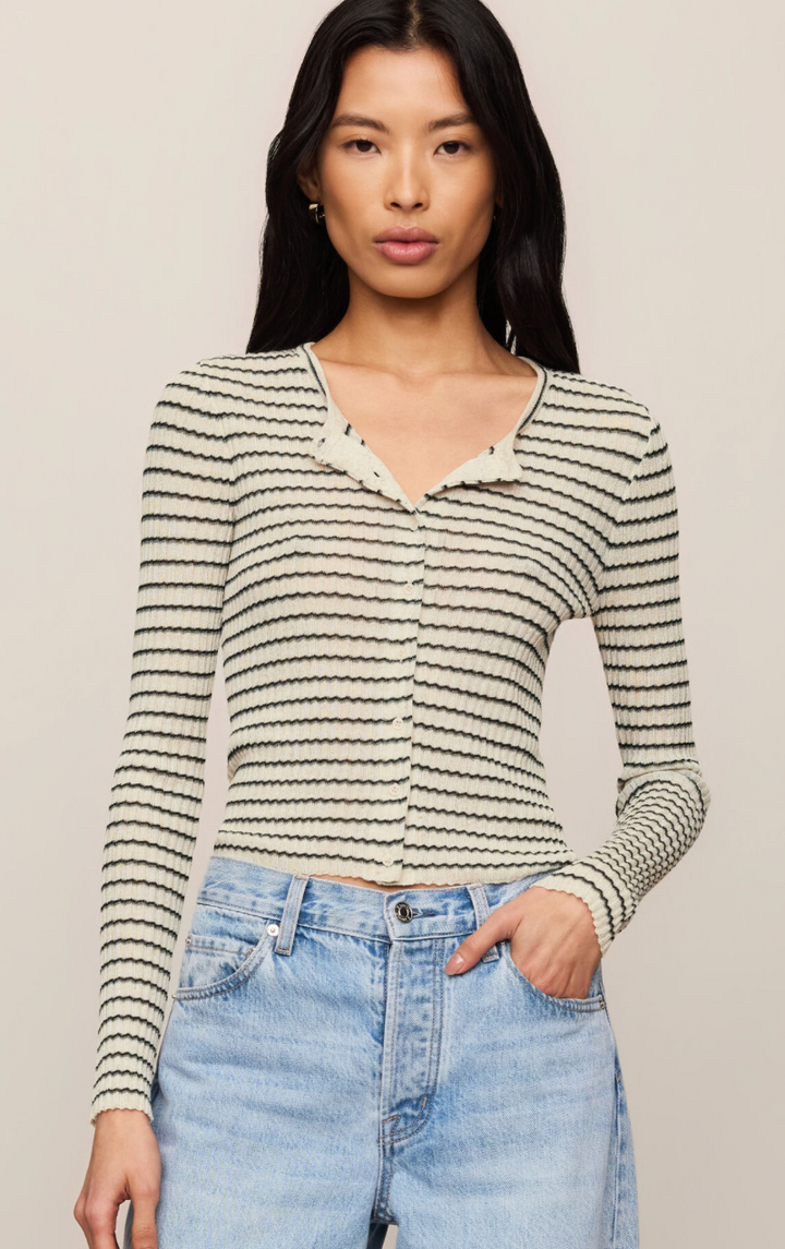 Rosanna Stripe Sweater Top