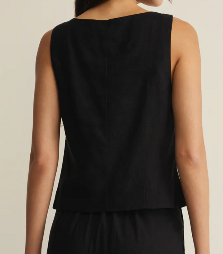 Roman Linen Vest
