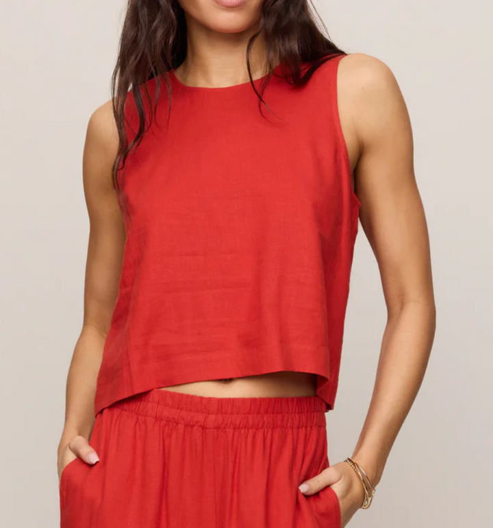 Sloane Linen Top