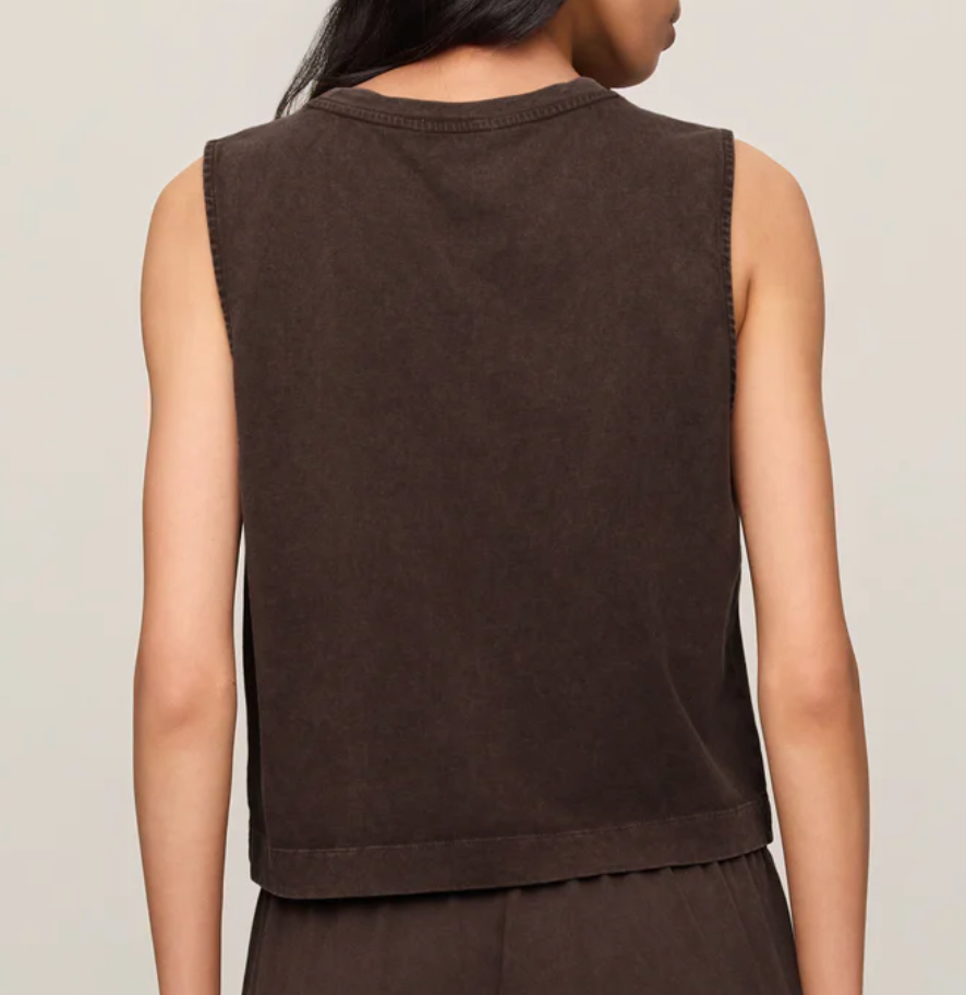 Sloane Jersey Muscle Tank