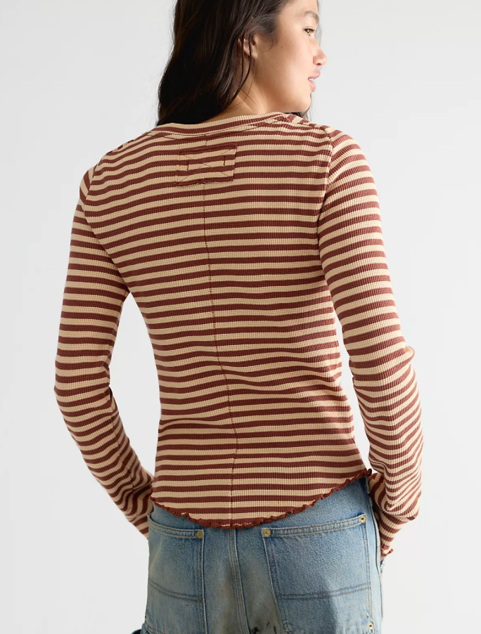 Easy Does It Striped Tee