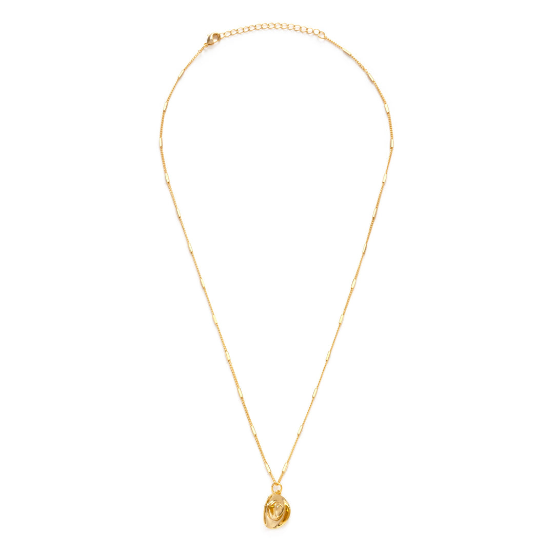Cowboy Hat Charm Necklace