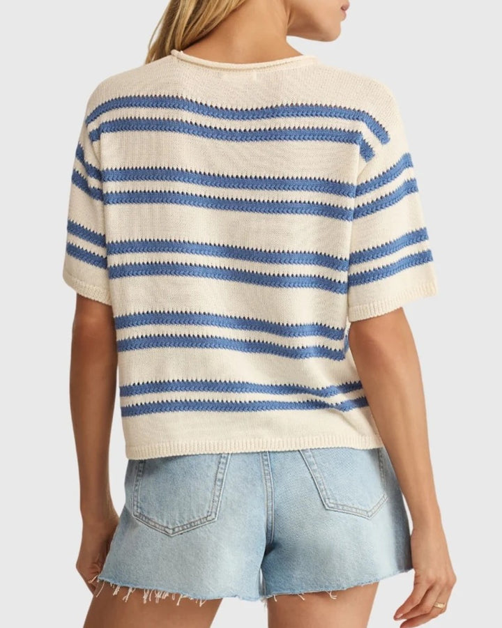 Prado Stripe Sweater Tee