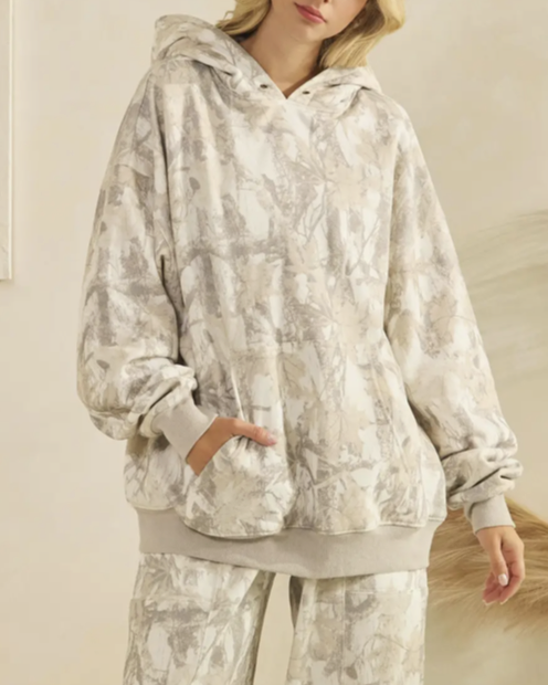 Camo Fleece Hoodie