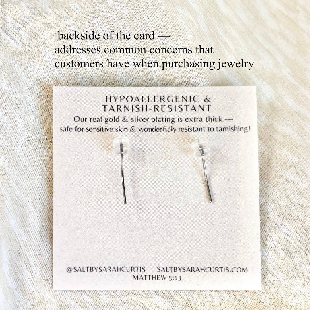 BEADED TEARDROP EARRINGS | 18k gold or platinum hook earring