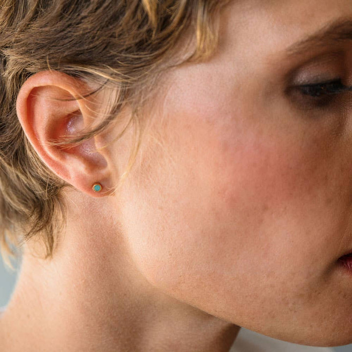 Tiny Dot Stud Earring