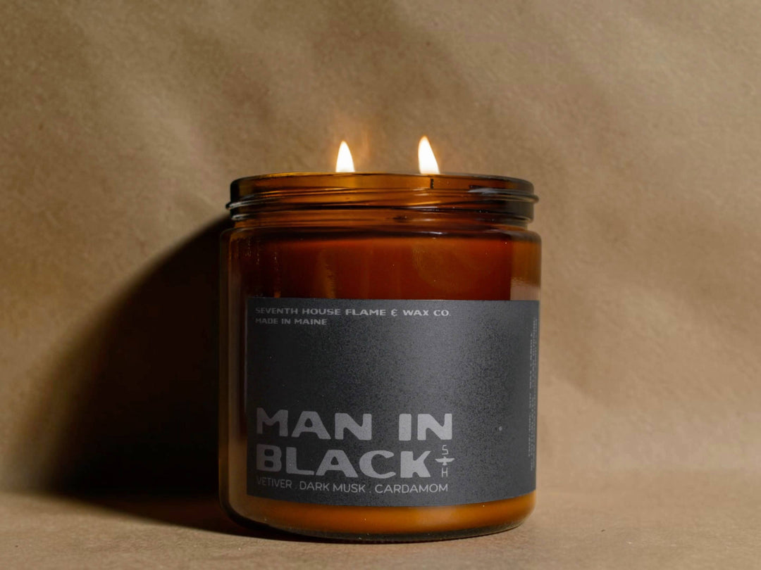 MAN IN BLACK CANDLE