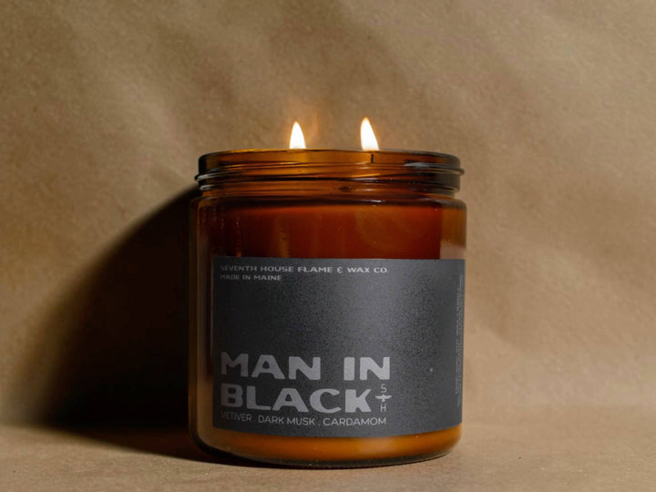 MAN IN BLACK CANDLE