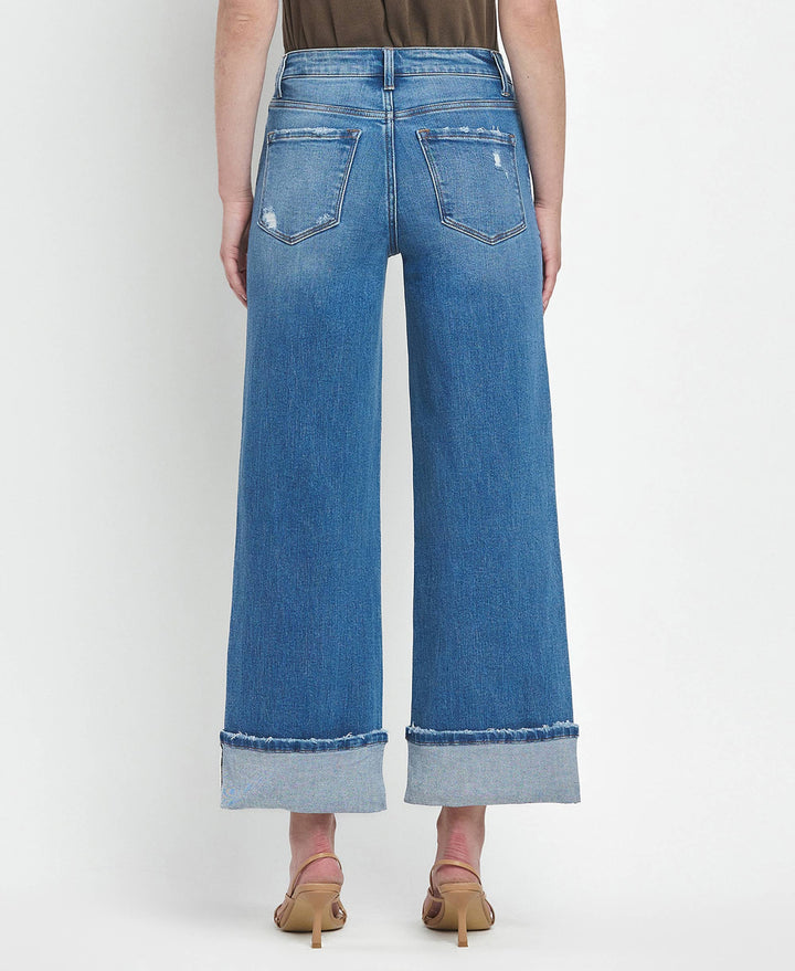 MOORELAND HR CUFFED WIDE LEG