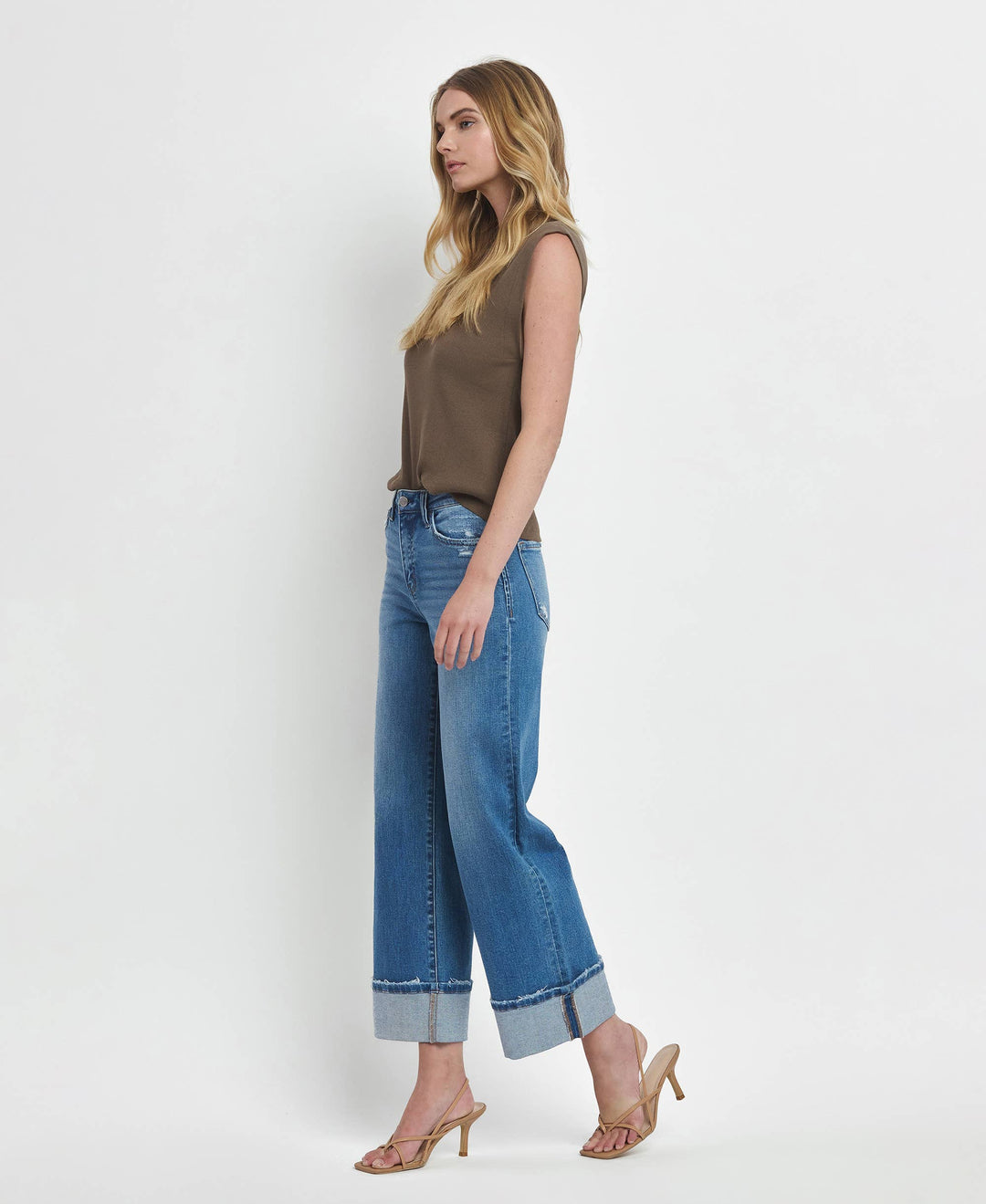 MOORELAND HR CUFFED WIDE LEG