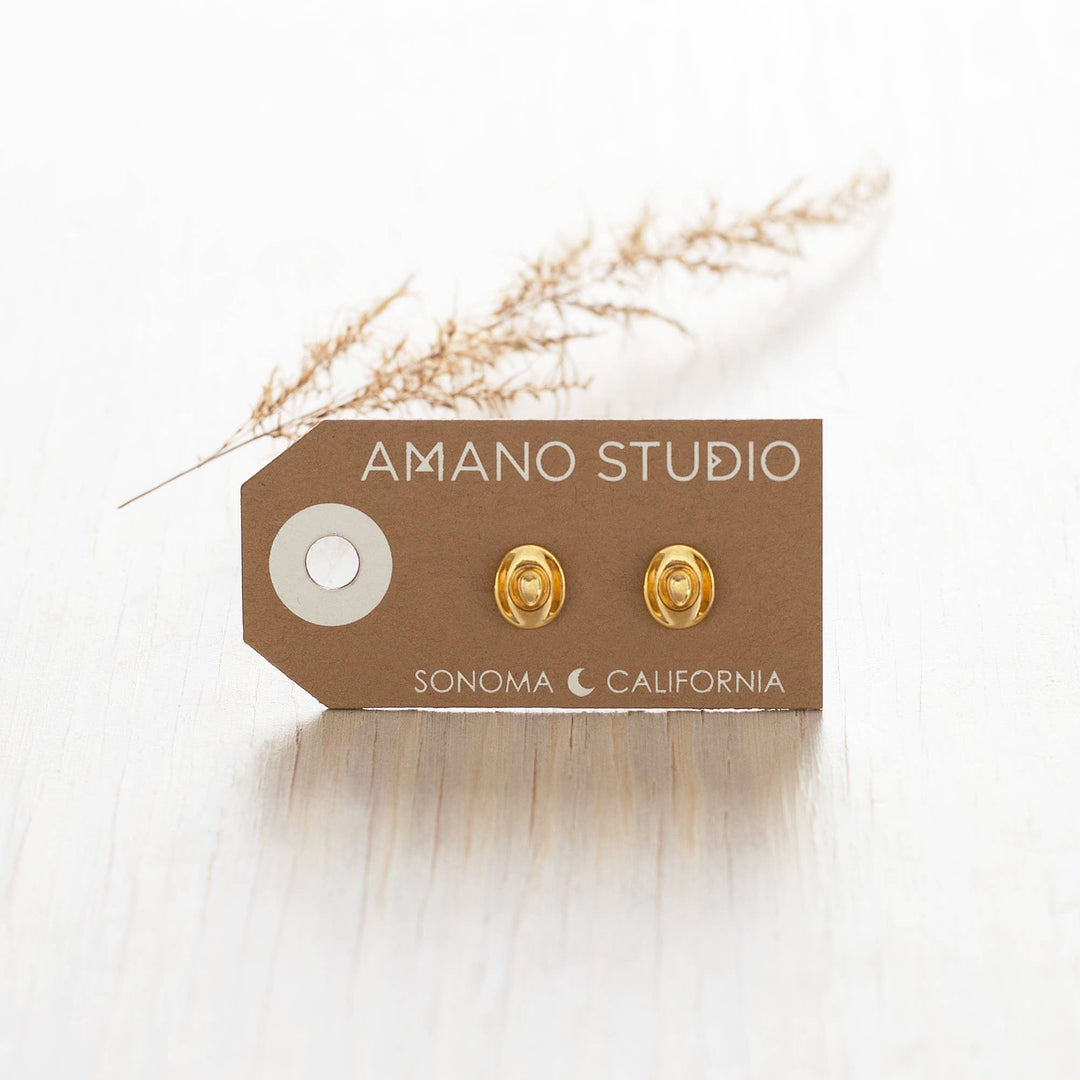 Cowboy Hat Stud Earrings