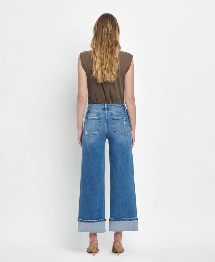 MOORELAND HR CUFFED WIDE LEG