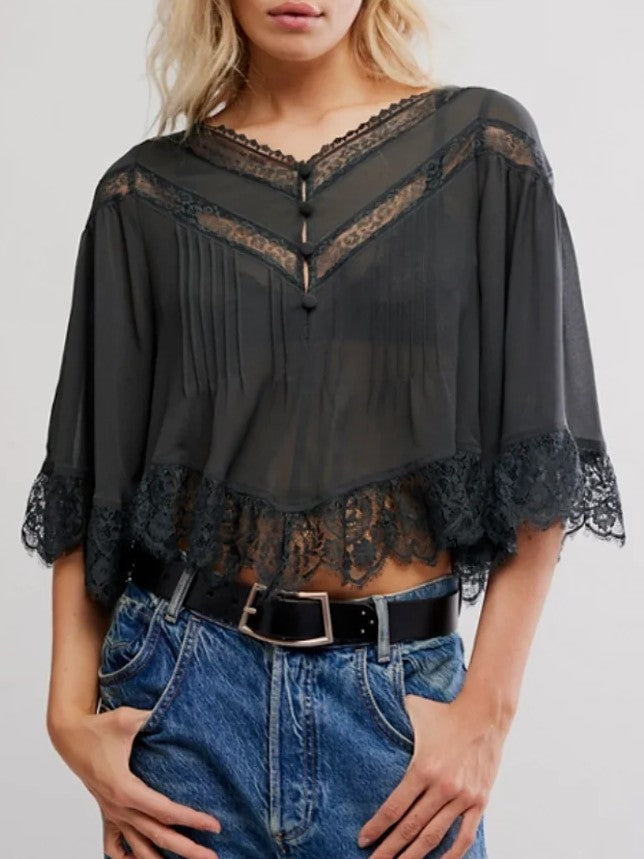 Bali Midnight Rain Top