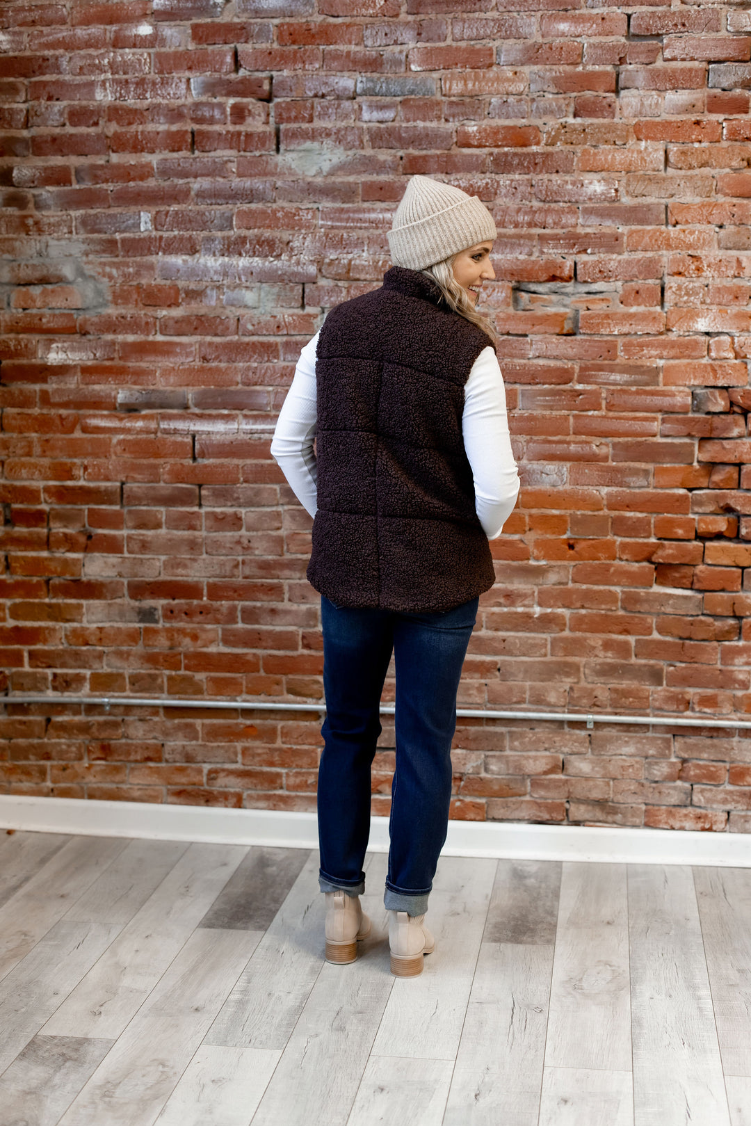Darcy Shearling Vest
