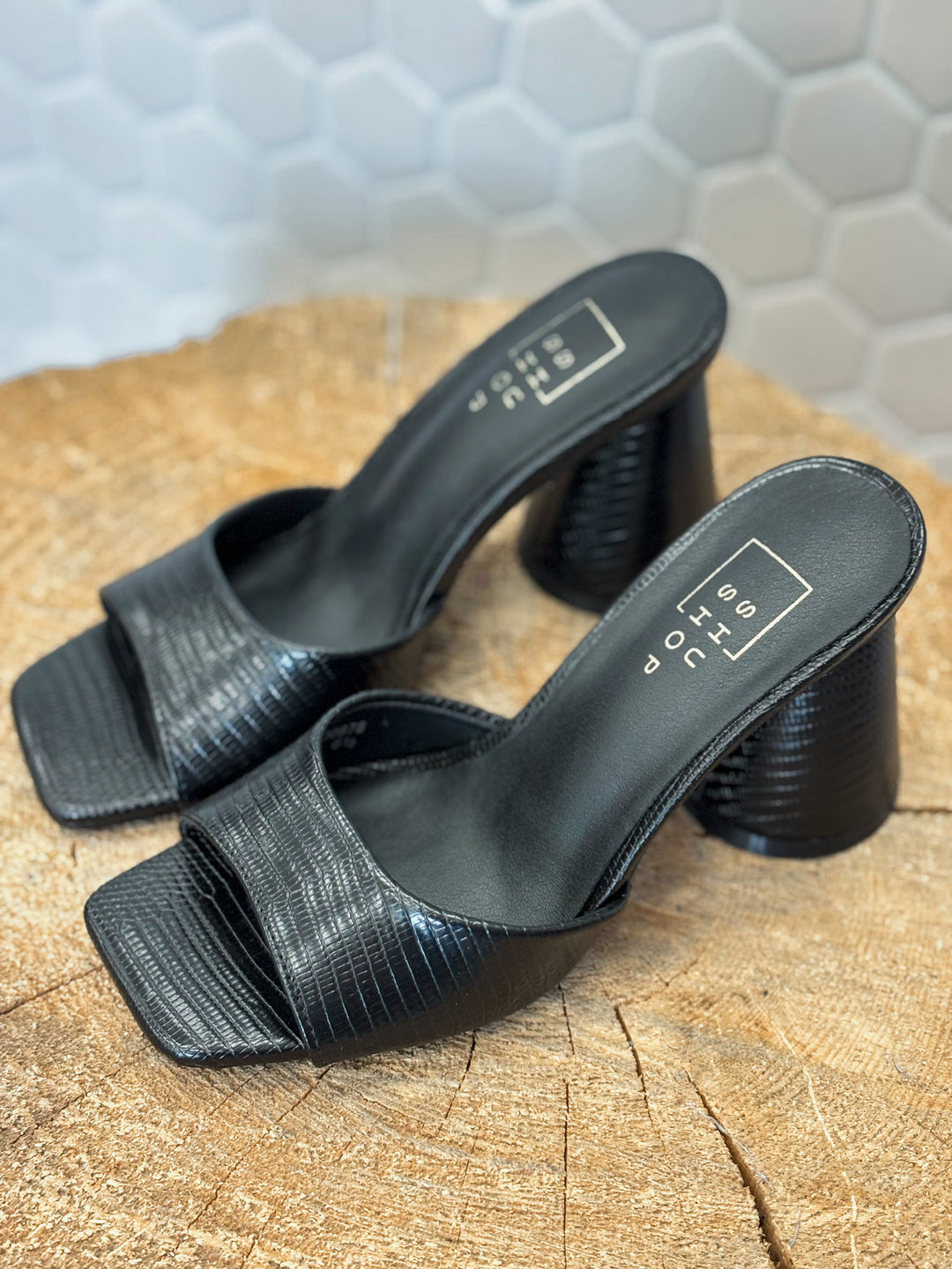 Enya Heeled Mule