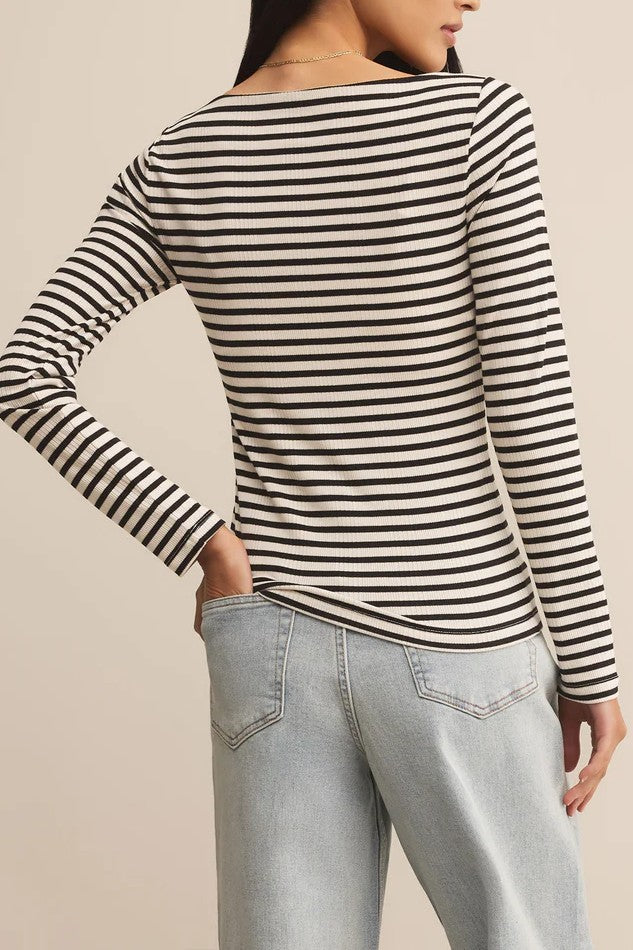 Pristine Striped Tee