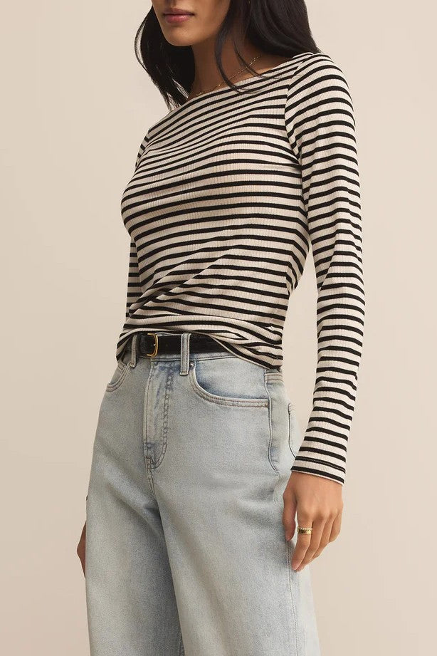 Pristine Striped Tee